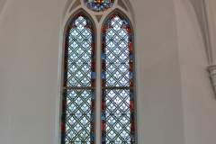 Schlichtes Buntglasfenster
